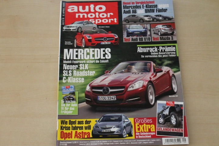Deckblatt Auto Motor und Sport (09/2009)